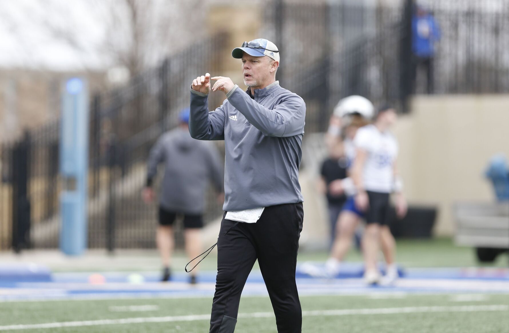 TU football practice